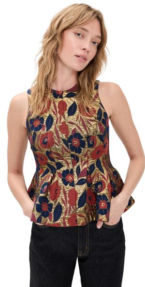 Hunter Bell Marlow Top Gilded Jacquard 0