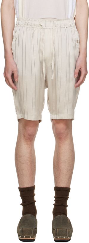 NEEDLES Beige String Cowboy Shorts