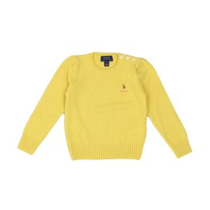 Polo Ralph Lauren - Seconde Main - Pull enfant jaune - 4 ans - Taille 4A - Jaune
