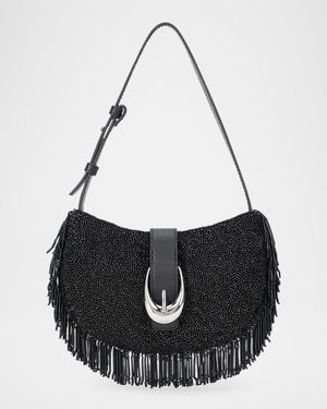Alana Fringe Beaded Shoulder Bag