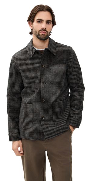 RAILS Pascal Jacket Grey Check Plaid S