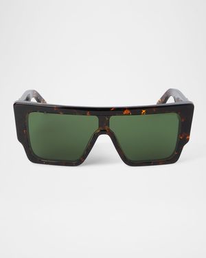 Men's Marion Acetate Shield Sunglasses