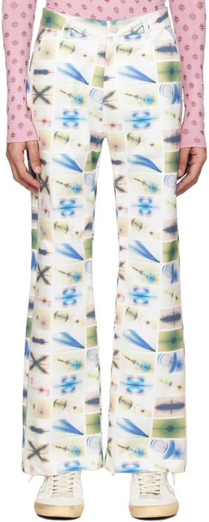 Maisie Wilen SSENSE Exclusive White Trousers