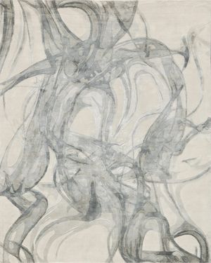 Gianni Hand-Loomed Silver Rug, 6' x 9'