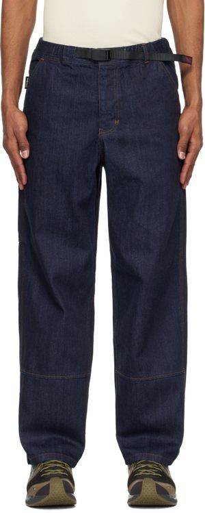 Gramicci Navy Japanese Denim Work Jeans