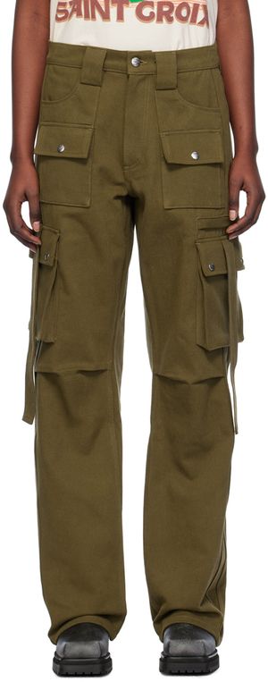 Rhude Khaki Amaro Cargo Pants