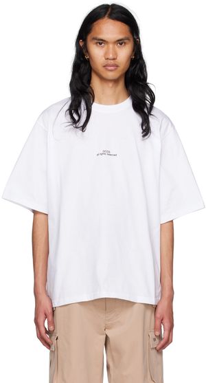 GCDS White Printed T-Shirt