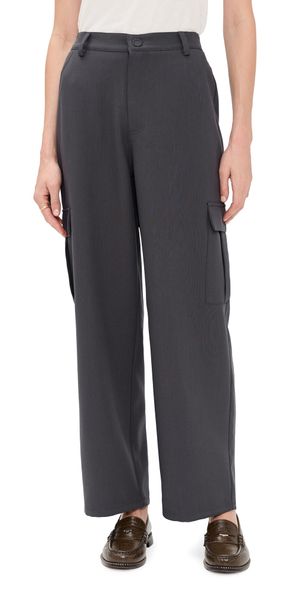 Another Girl Tailored Cargo Trousers Grey L