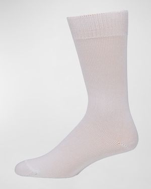 Men's Casual Cotton-Blend Knit Socks