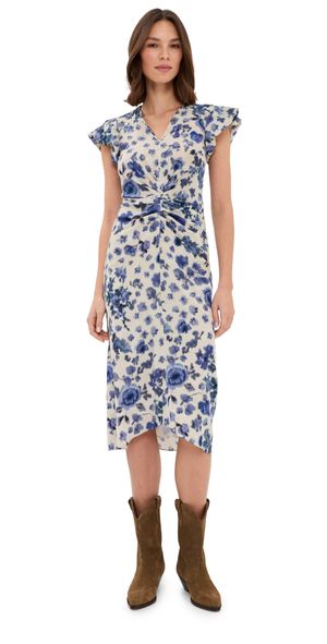 Isabel Marant Terenae Dress Blue 44