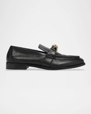 Men's Astaire Metallic Knot Napa Loafers