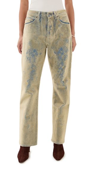 Acne Studios Loose Fit 5-Pocket Denim Blue/Beige 32