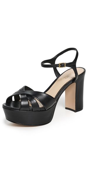 Schutz Keefa Platform Heels Black 8.5