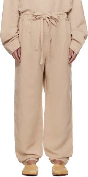 CASEY CASEY Beige Denmark Trousers