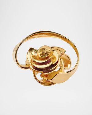 Geometric Rose Ring
