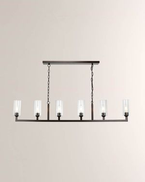 Linear 8-Light Chandelier