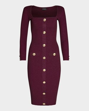 Sadelle Sparkly Knit Midi Dress
