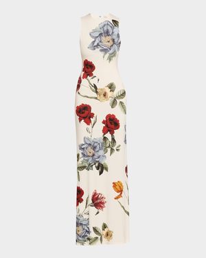 Delora Open-Back Sleeveless Maxi Dress