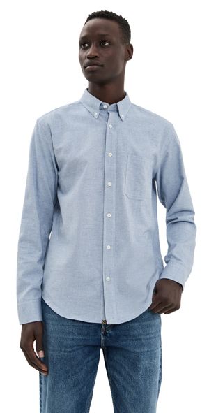 Billy Reid Tuscumbia Classic Shirt Light Blue M