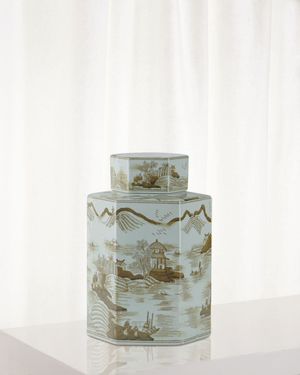 Canton Small Jar, Brown