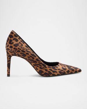 Stuart Power 85 Leopard-Print Pumps