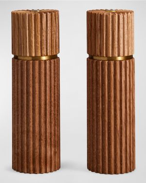 Ionic Salt & Pepper Mills, Blonde Oak