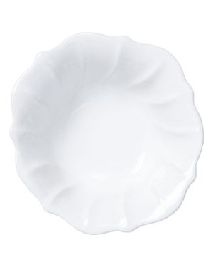 Incanto Stone Ruffle Cereal Bowl, White