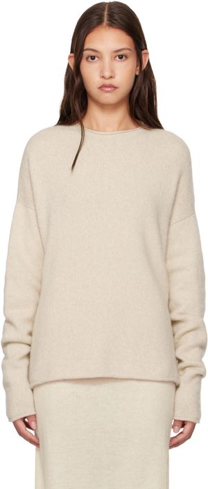 Lauren Manoogian Beige Soft Sweater