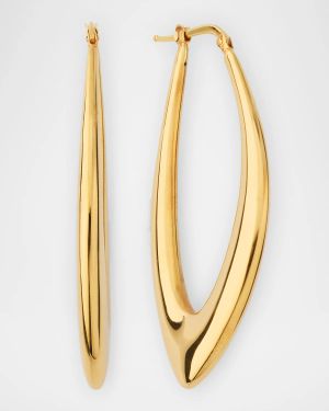 18k Yellow Gold Classic Oro Earrings