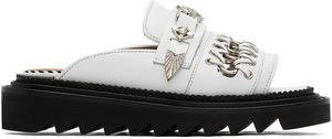 Toga Pulla White Chain Sandals