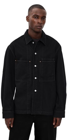 Lemaire Workwear Overshirt Black 48