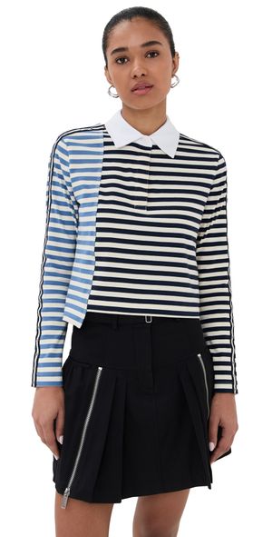 3.1 Phillip Lim Patchwork Polo Midnight Multi S