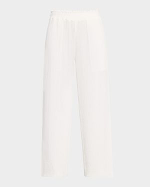 Leon Cropped Gauze Pants