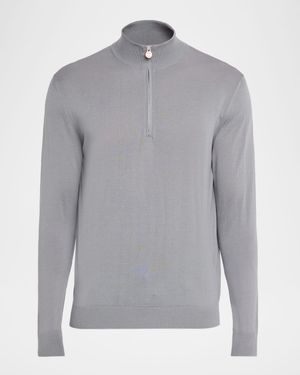 Men's Wool Half-Zip Sweater