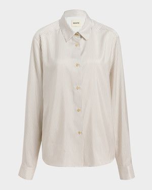 Argo Stripe Silk Shirt