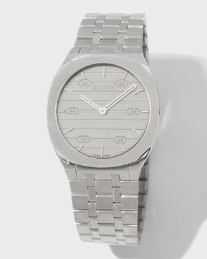 25H 34mm Stainless Steel Bracelet Watch