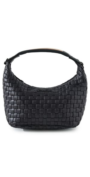 MZ Wallace Mini Woven Hobo Bag Black One Size