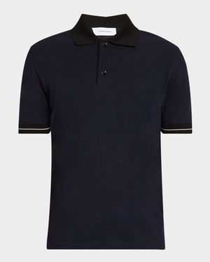 Men's Polo Shirt with Neck Signature