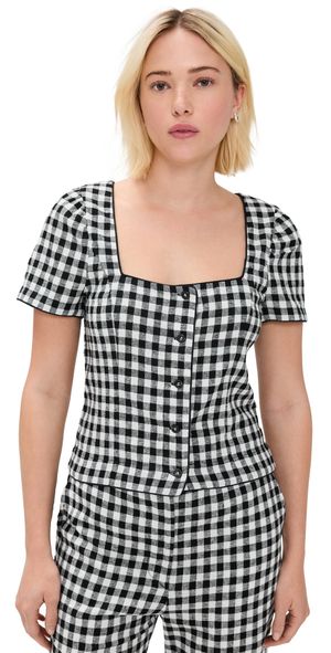 Ciao Lucia Nadia Top Gingham S