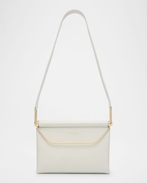 Avenue Small Polished Leather Shoulder Bag