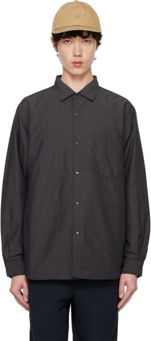 nanamica Blouson-chemise isolé gris
