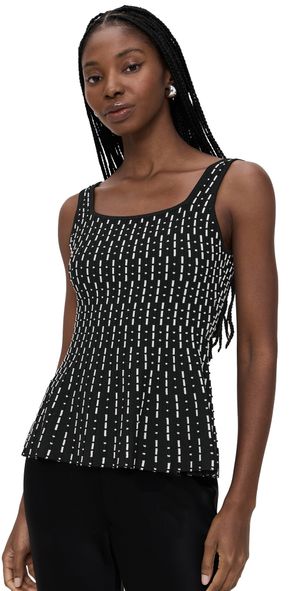 STAUD Ellen Top Black Geo M