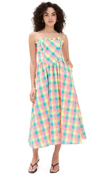 Hunter Bell Corey Dress Key Largo Plaid 0