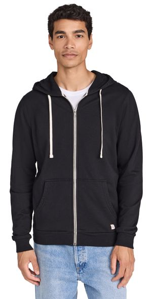 Marine Layer Afternoon Full Zip Hoodie Black M