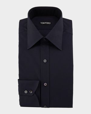 Men's Solid Dress Shirt