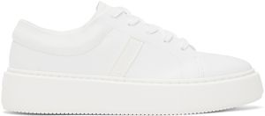 GANNI Baskets blanc cassé en cuir synthétique VEGEA®