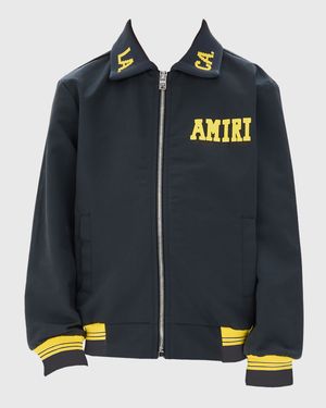Kid's Amiri Tiger Varsity Jacket, Size 4-12