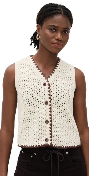 ALIGNE Camilla Crochet Top White 6