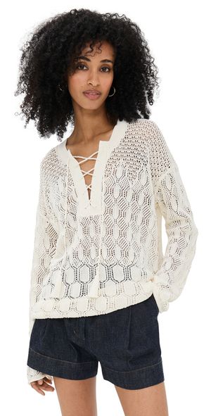 A. L.C. Keri Sweater Off White M