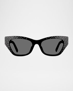 GV4019ISW Embellished Acetate Cat-Eye Sunglasses